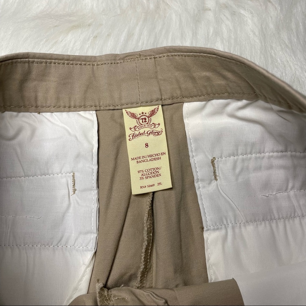Faded Glory Tan Khaki Shorts - Picture 5 of 7